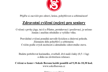 Nově od září pro dospělé